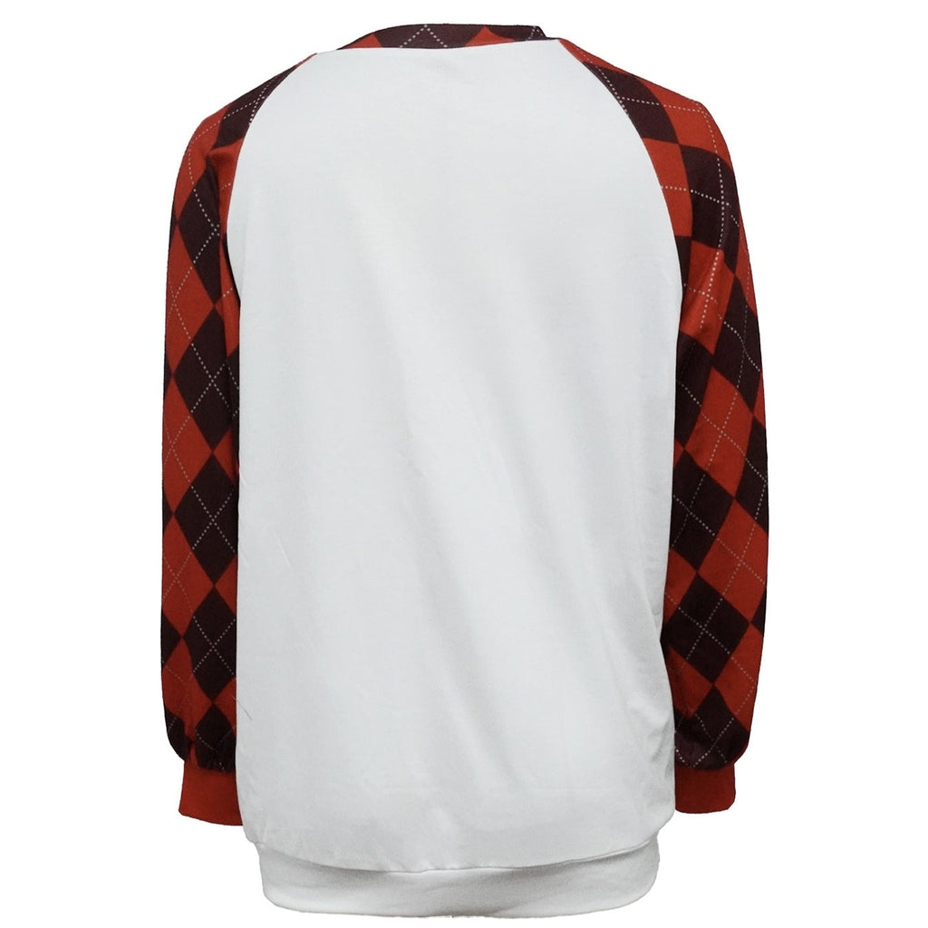 Women’s Hippopotamus Christmas Leopard-Plaid Shirt