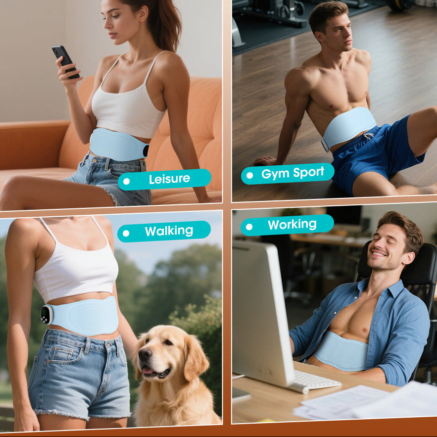 EMS Pulse Belt for Waist and Abs Training