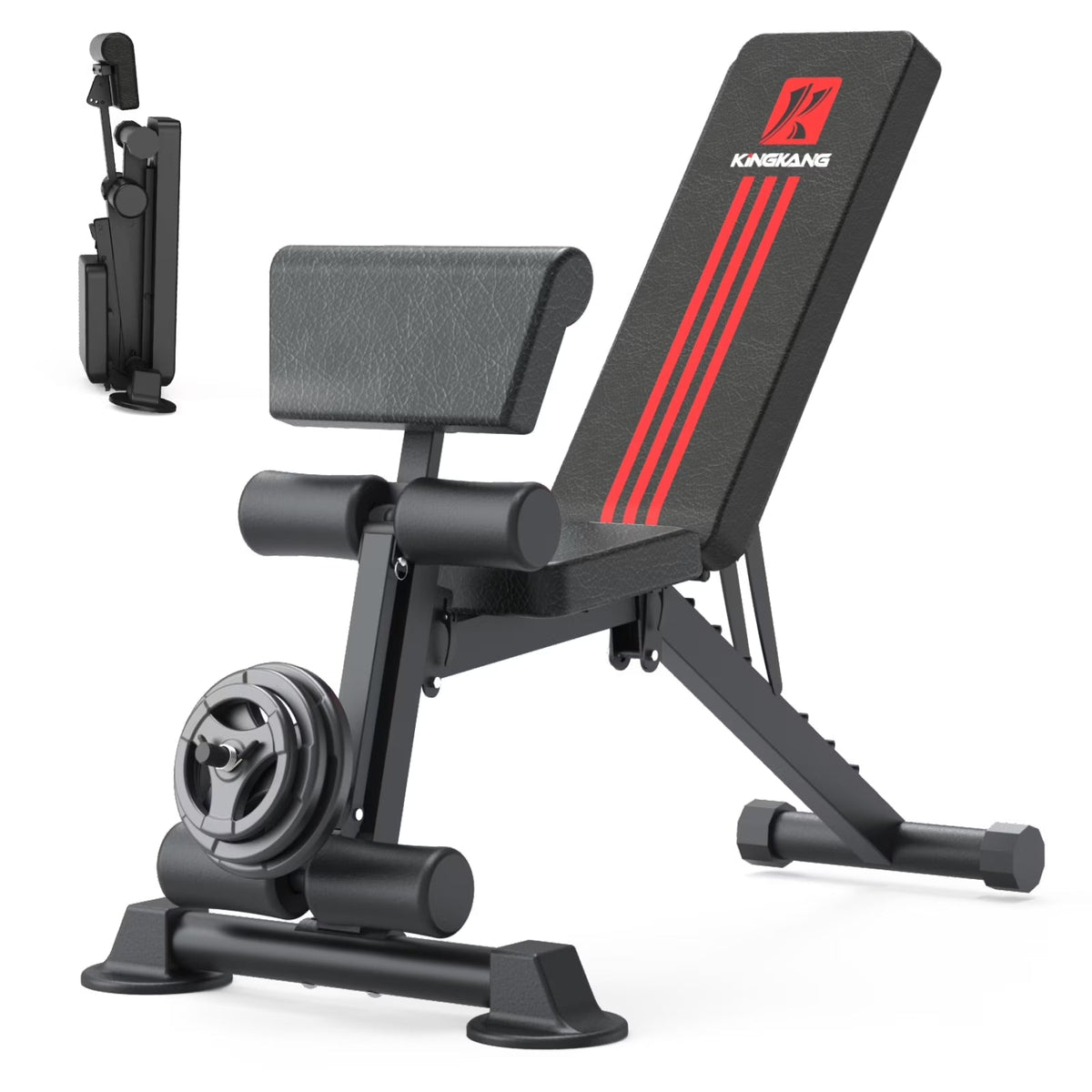 Adjustable Weight Bench, Exercise Dumbbells Bench for Full Body Workout,Foldable Workout Bench for Home Gym Maximum Weight 660 Lbs