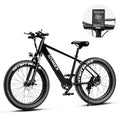 Professional Electric Bike for Adults, 26 X 4.0 Inches Fat Tire Electric Mountain Bicycle, 1000W Motor 48V 15Ah Eike for Trail Riding, Excursion and Commute, UL And GCC Certified