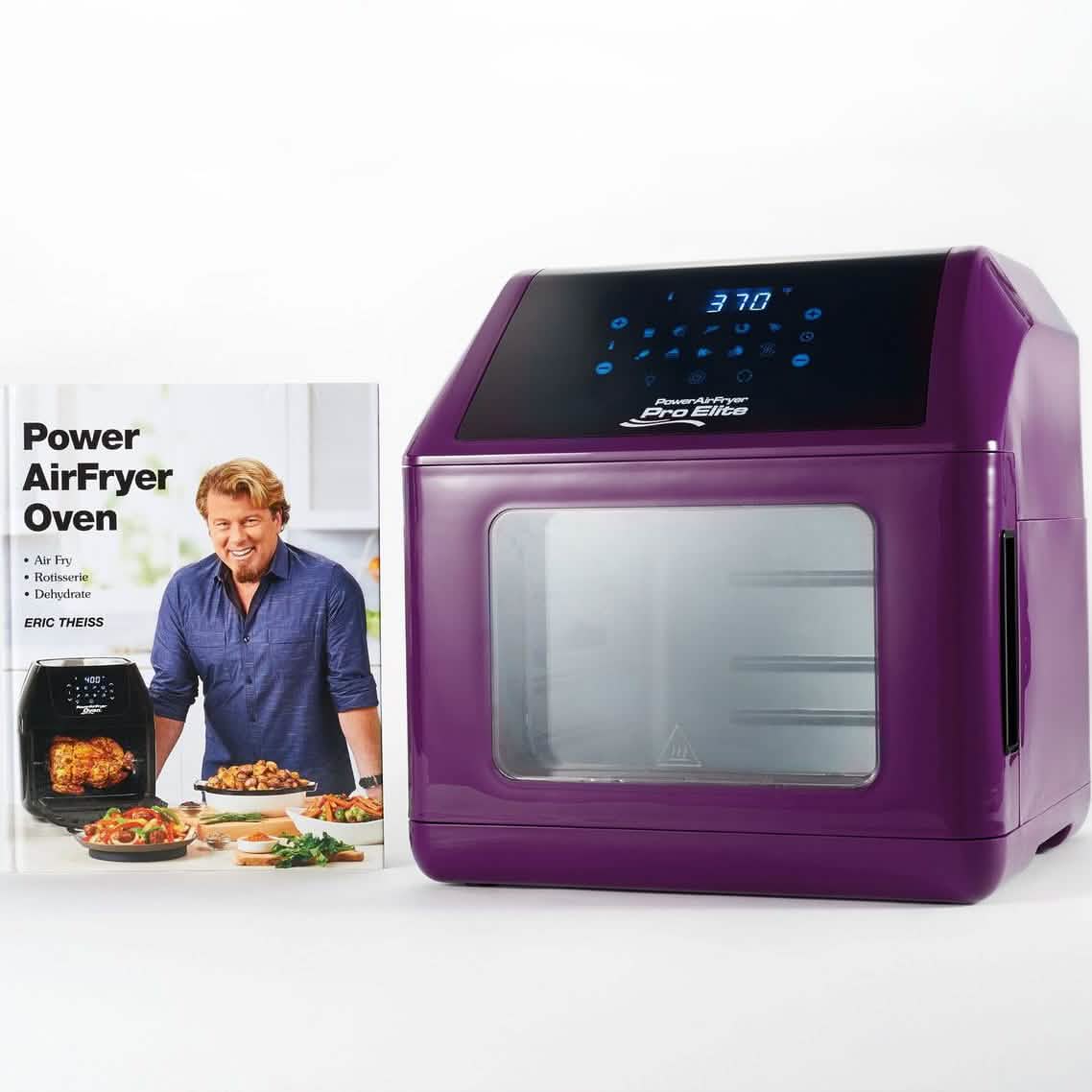 Power Air Fryer 10-in-1 Pro Elite Oven 6-qt with Cookbook