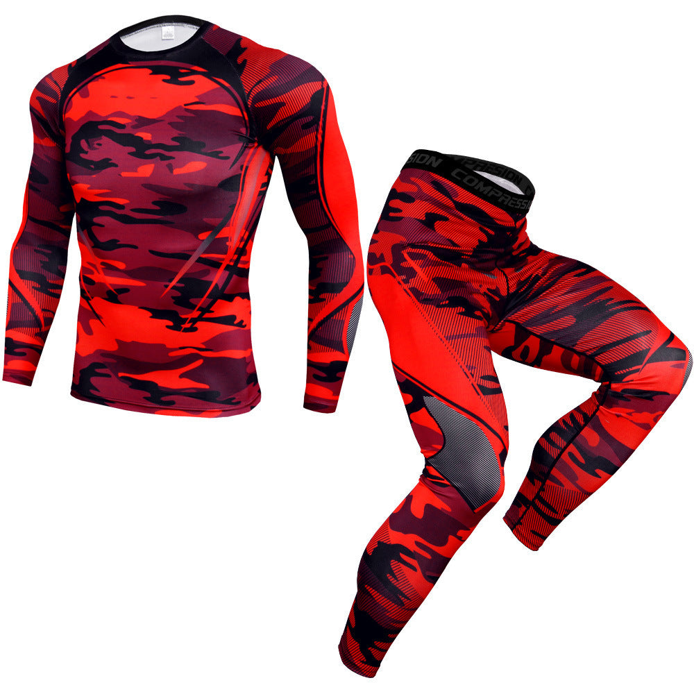 Outdoor Fitness Sports Men's Quick-Drying Pants Shirt