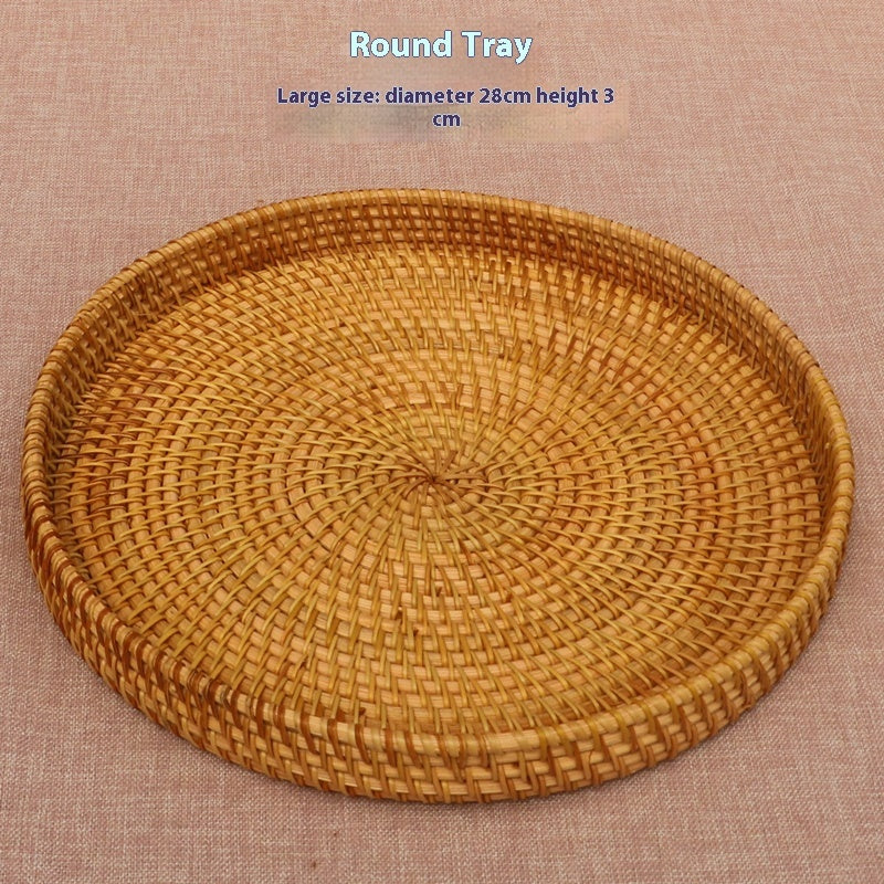 Handwoven Rattan Tray