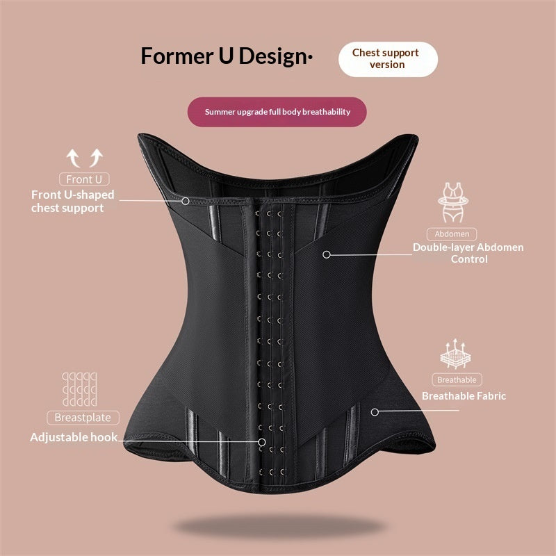 Waist Trainer Corset, Breathable, Enhanced