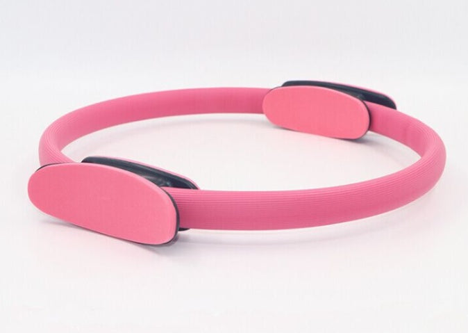 Yoga Fitness Pilates Rings - Women Girls Circle Magic Dual Exercise Home Gym Workout Sports Lose Weight Body Resistance