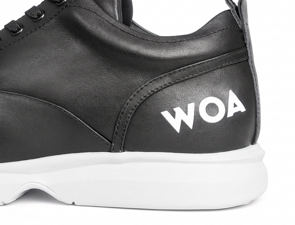 Black & White WOA Dress Sneaker