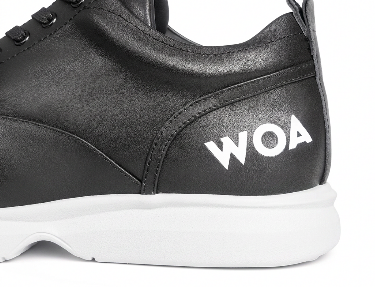 Black & White WOA Dress Sneaker