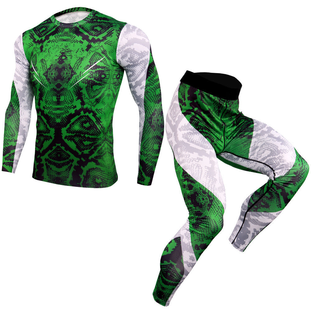 Outdoor Fitness Sports Men's Quick-Drying Pants Shirt