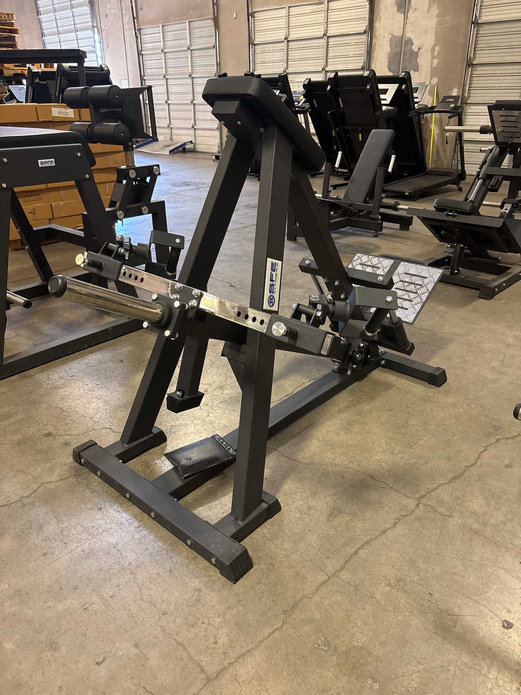 Plate Loaded Chest Supported Adjustable T-Bar Row Machine (New)