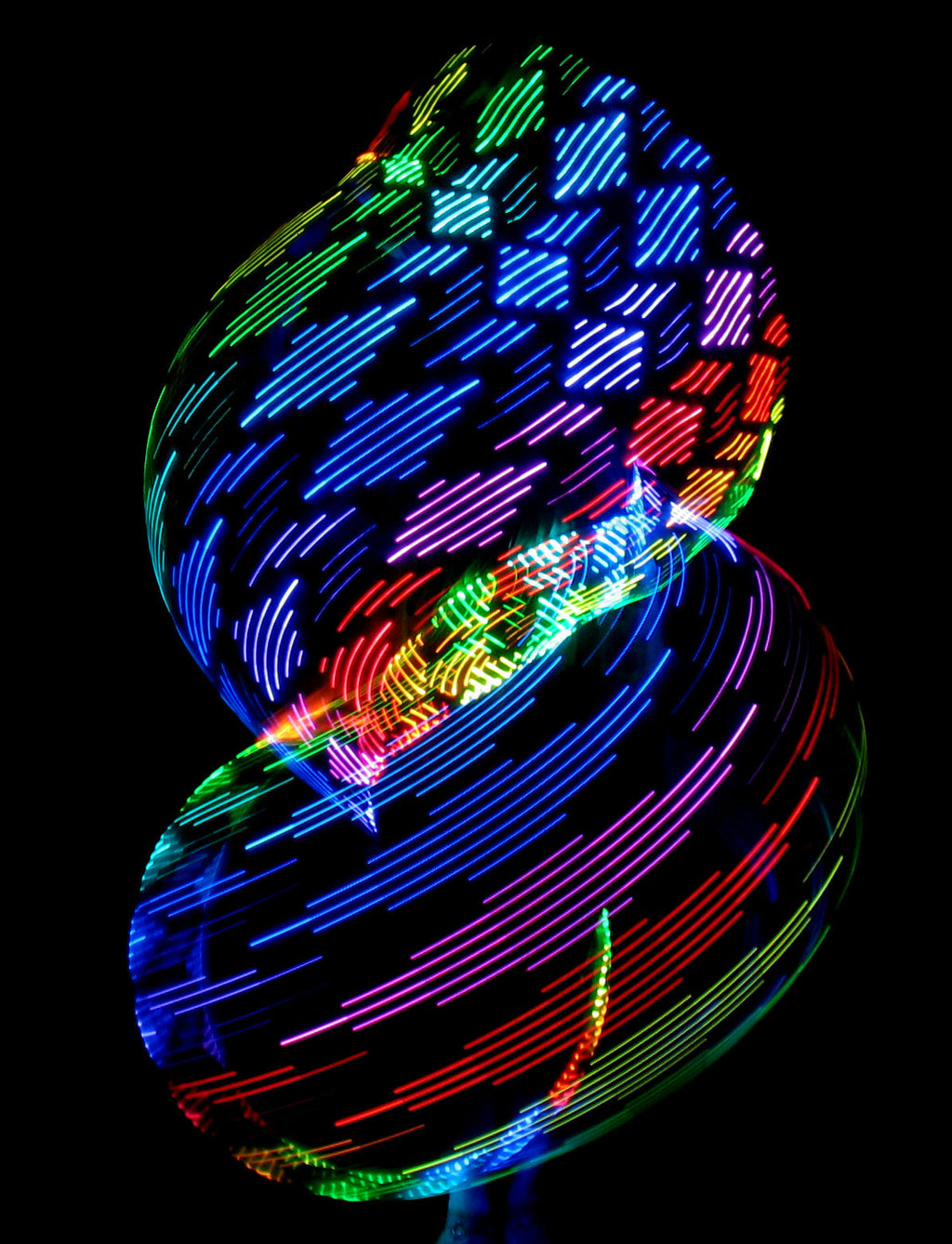 Hoops - Ready to Ship Atomic V LED Hula Hoops