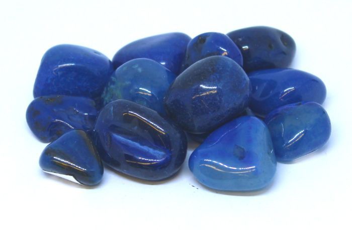 Blue Agate - Tumbled