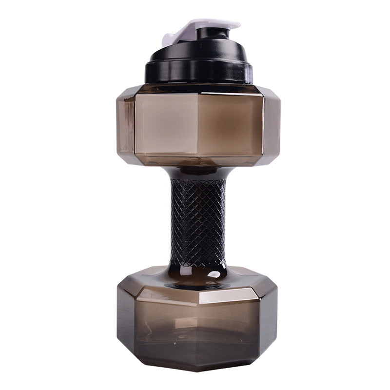 Sports Water Bottle Men, Fitness Dumbbell Cup Creative