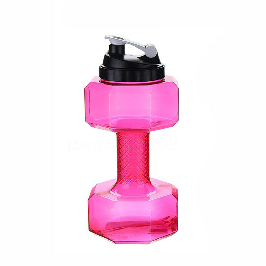 Sports Water Bottle Men, Fitness Dumbbell Cup Creative