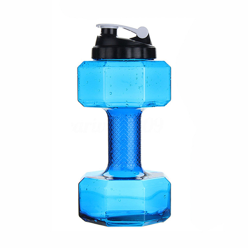 Sports Water Bottle Men, Fitness Dumbbell Cup Creative