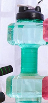 Sports Water Bottle Men, Fitness Dumbbell Cup Creative