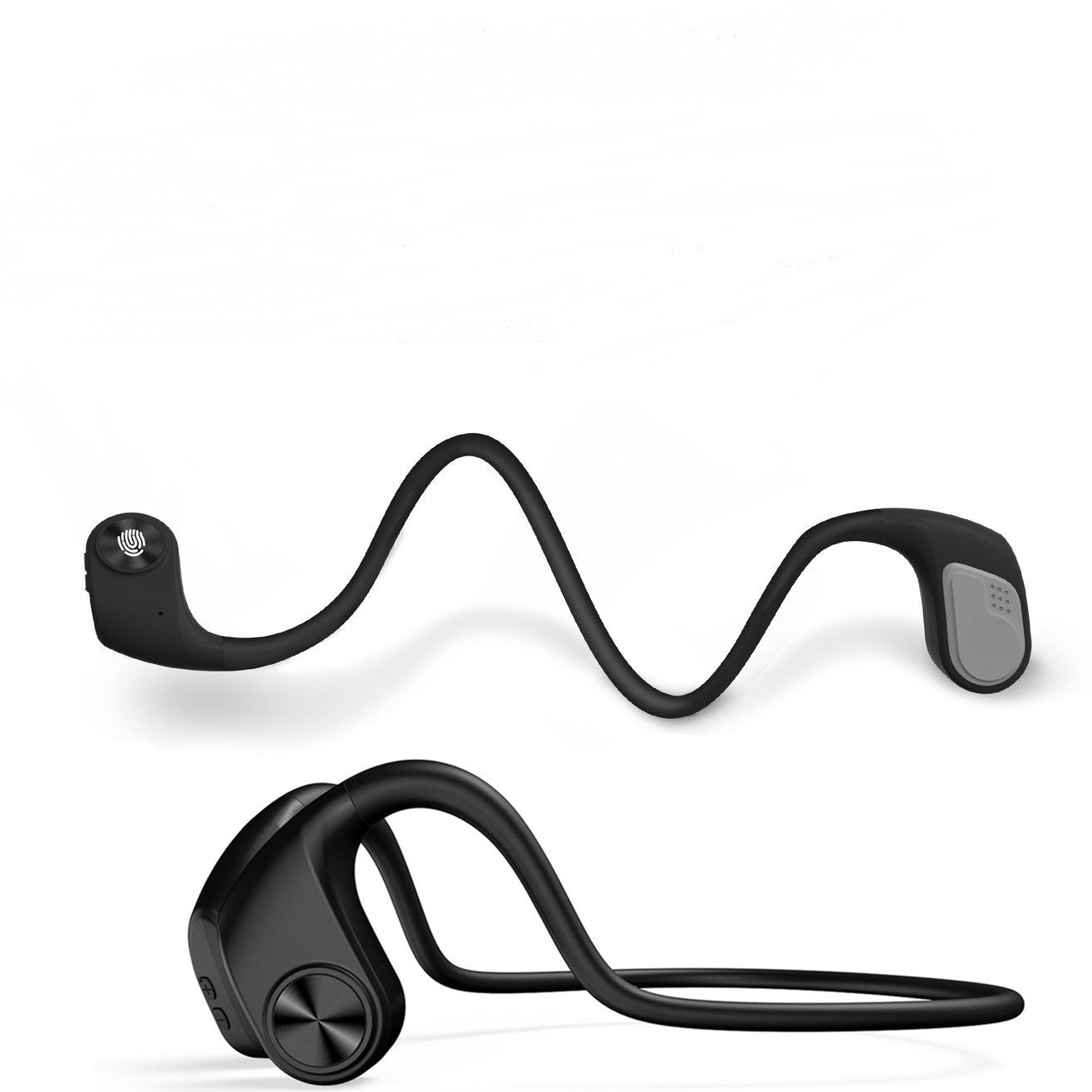 Bone Conduction Wireless Ear-mounted Headphones - Non-ear Fitness Sports