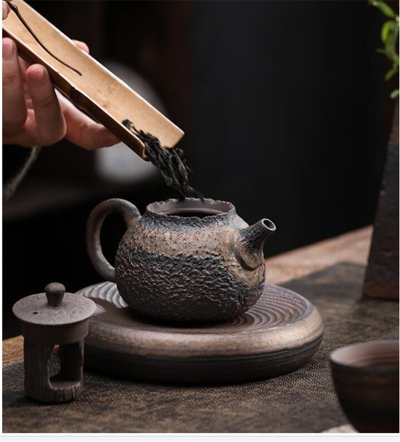 Artisan Retro Stoneware Teapot (210ml)