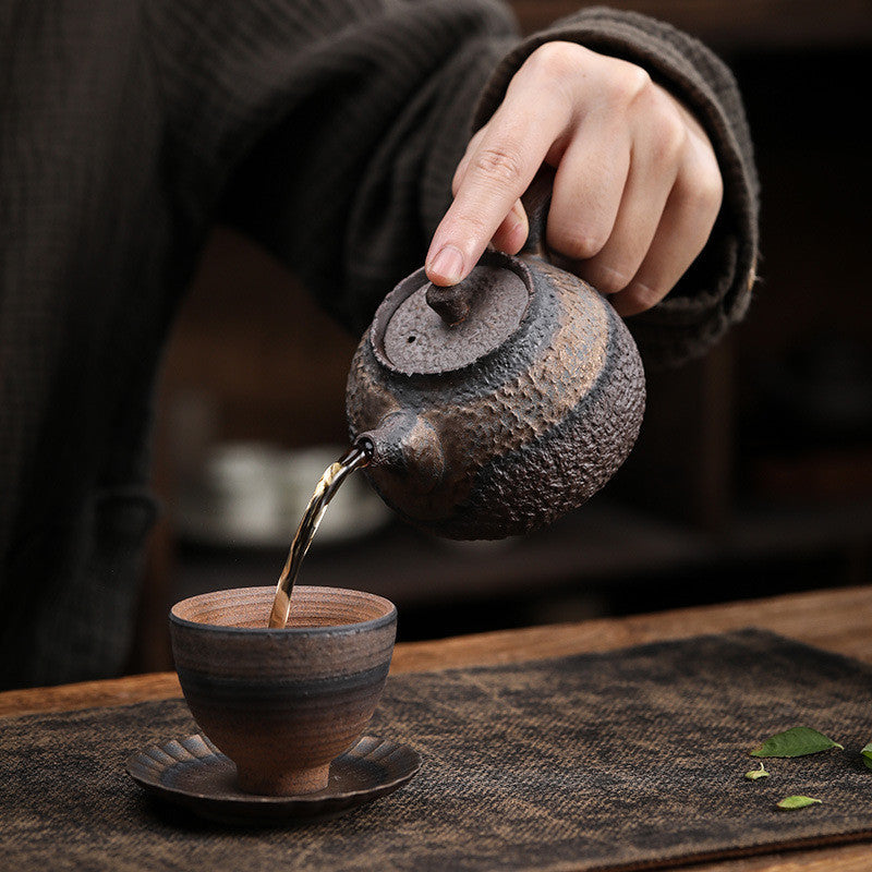 Artisan Retro Stoneware Teapot (210ml)