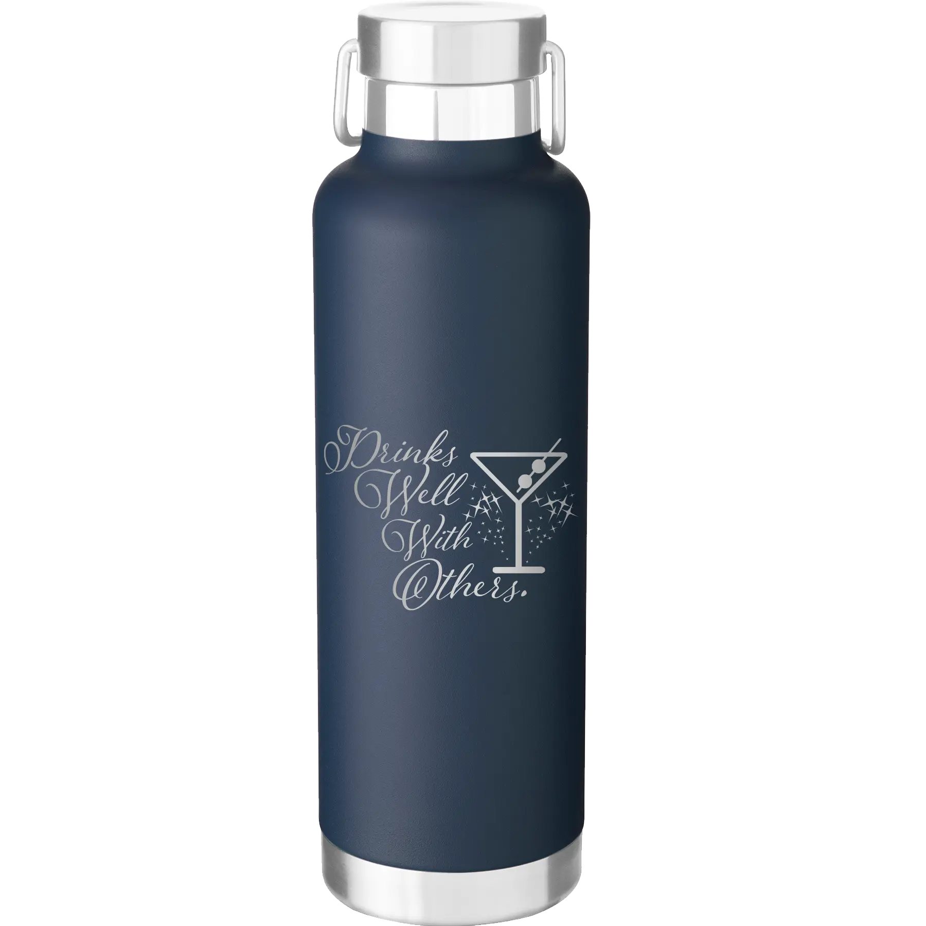 Drinks Well With Others 2 24 oz Water Bottle | Navy