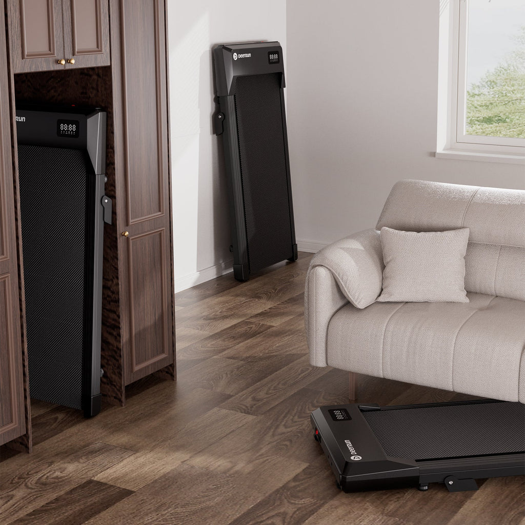 Smart Walking Pad with Incline Treadmill Remote Control; DeerRun Q2 Urban