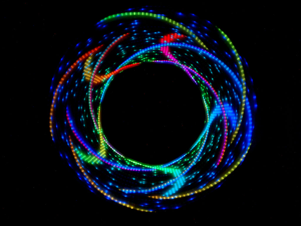 Hoops - Ready to Ship Atomic V LED Hula Hoops