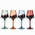 Floating Shatterproof Wine Glasses | Muted Colors | Set of 4, 16 oz