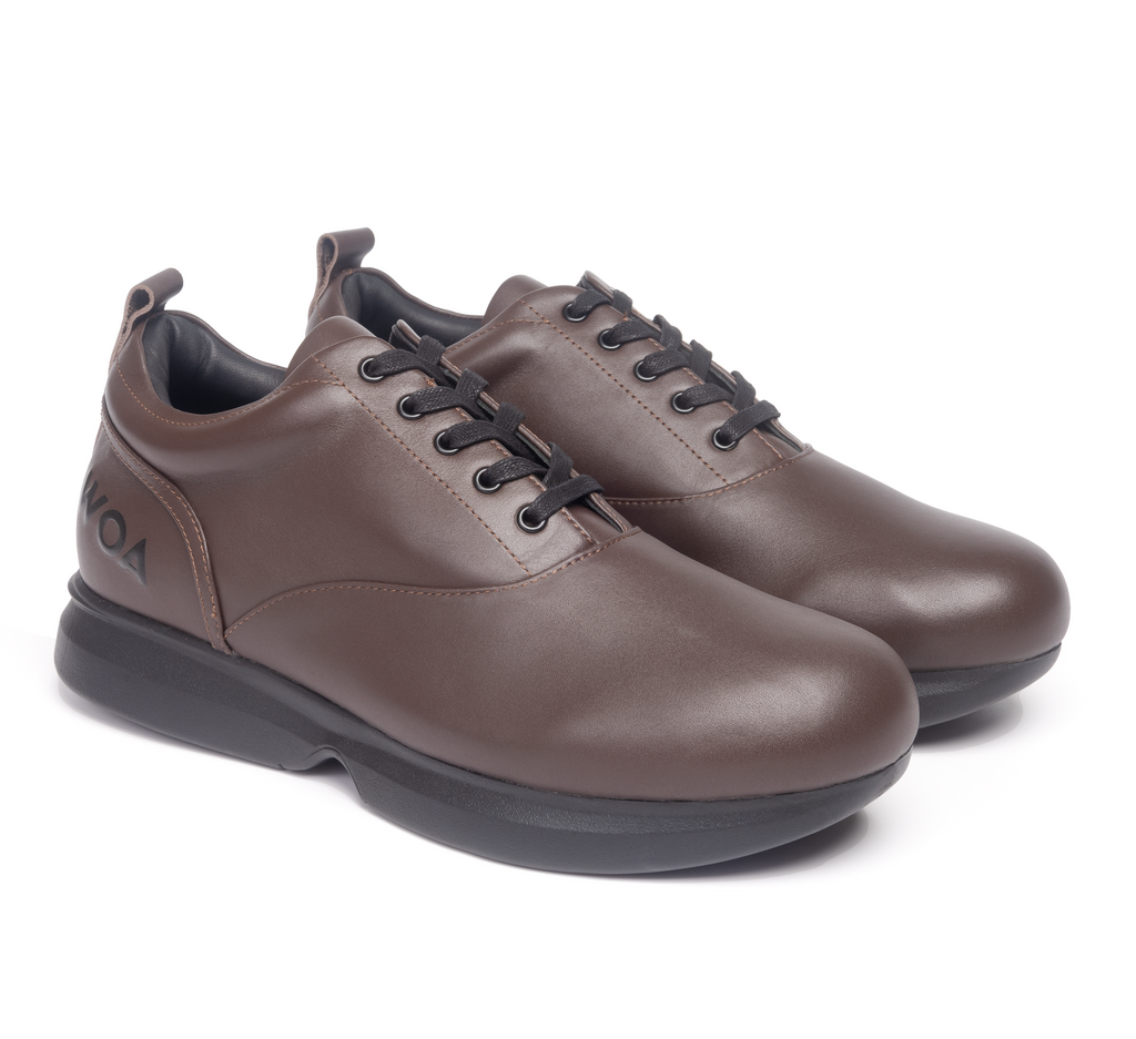 Brown & Black WOA Dress Sneaker
