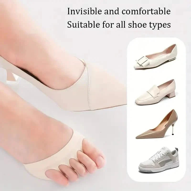 2-Pairs: Invisible Socks Spherical Footrest