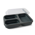 Krumbs Kitchen Collapsible Silicone Meal Prep Container - Black