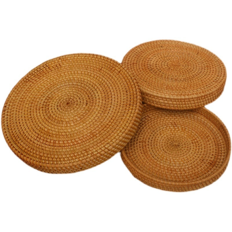 Handwoven Rattan Tray