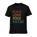 Kayaking Apparel And Dog Lovers Vintage Retro T-Shirt