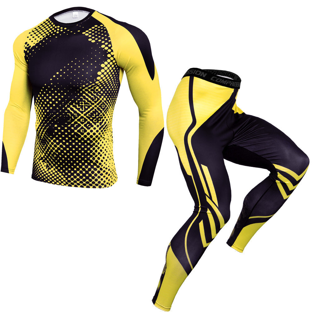 Outdoor Fitness Sports Men's Quick-Drying Pants Shirt