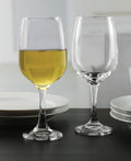 CLEAR GLASS WINE GOBLETS SET OF 8 11.7 Oz.  IN REMAILER