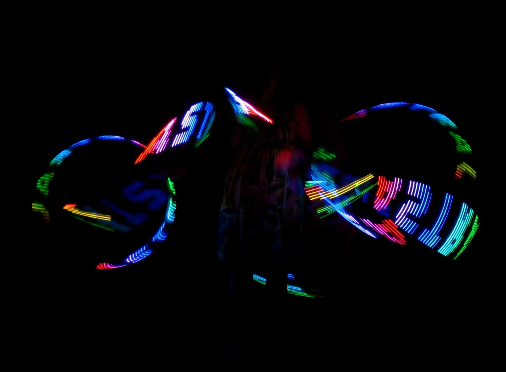 Hoops - Ready to Ship Atomic V LED Hula Hoops