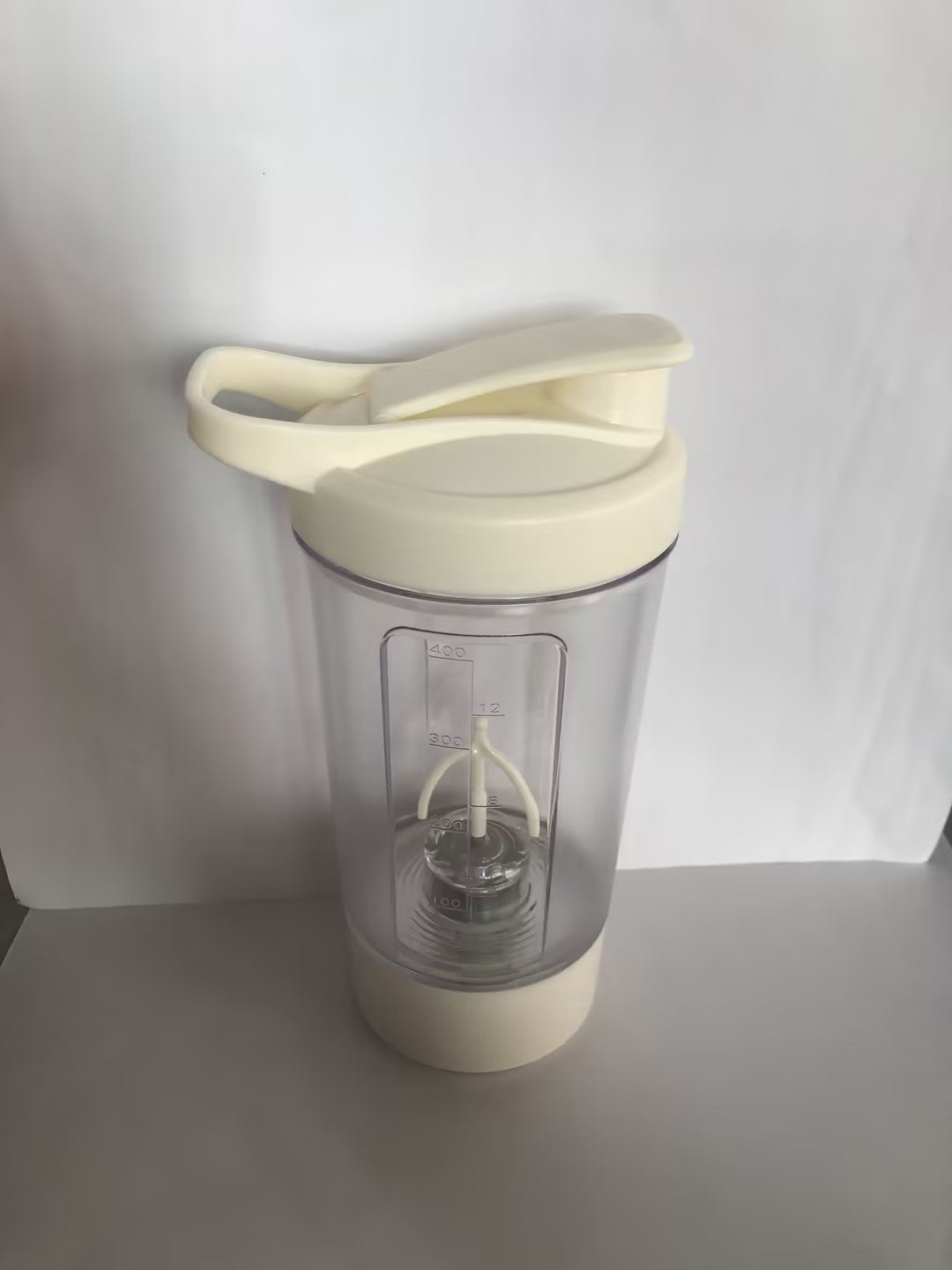 Electric Protein Powder Mixing Cup 400ML 14oz Automatic Shaker Mixer Shake Bottle Milk Coffee Blender Kettle Fro Gym 1200mAh