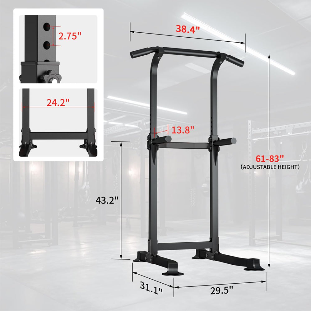 Ainfox Weight Capacity  330 LBS Free Standing Chin Up Bar Home Gym Equipment