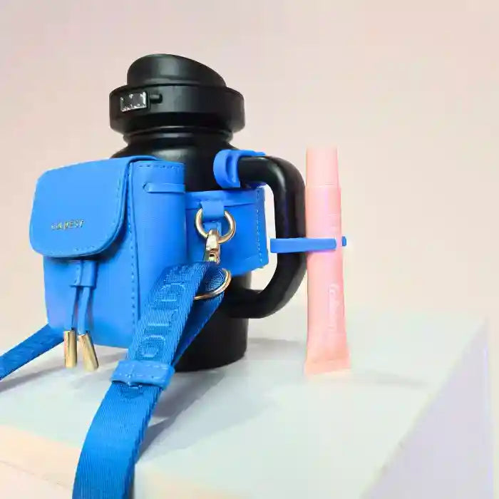 Mini Backpack & Squeeze Holder, Key Hanger, Mint Box - Water Bottle Backpack