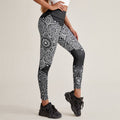 Plus Size High-Waist Compression Yoga Leggings with Pockets