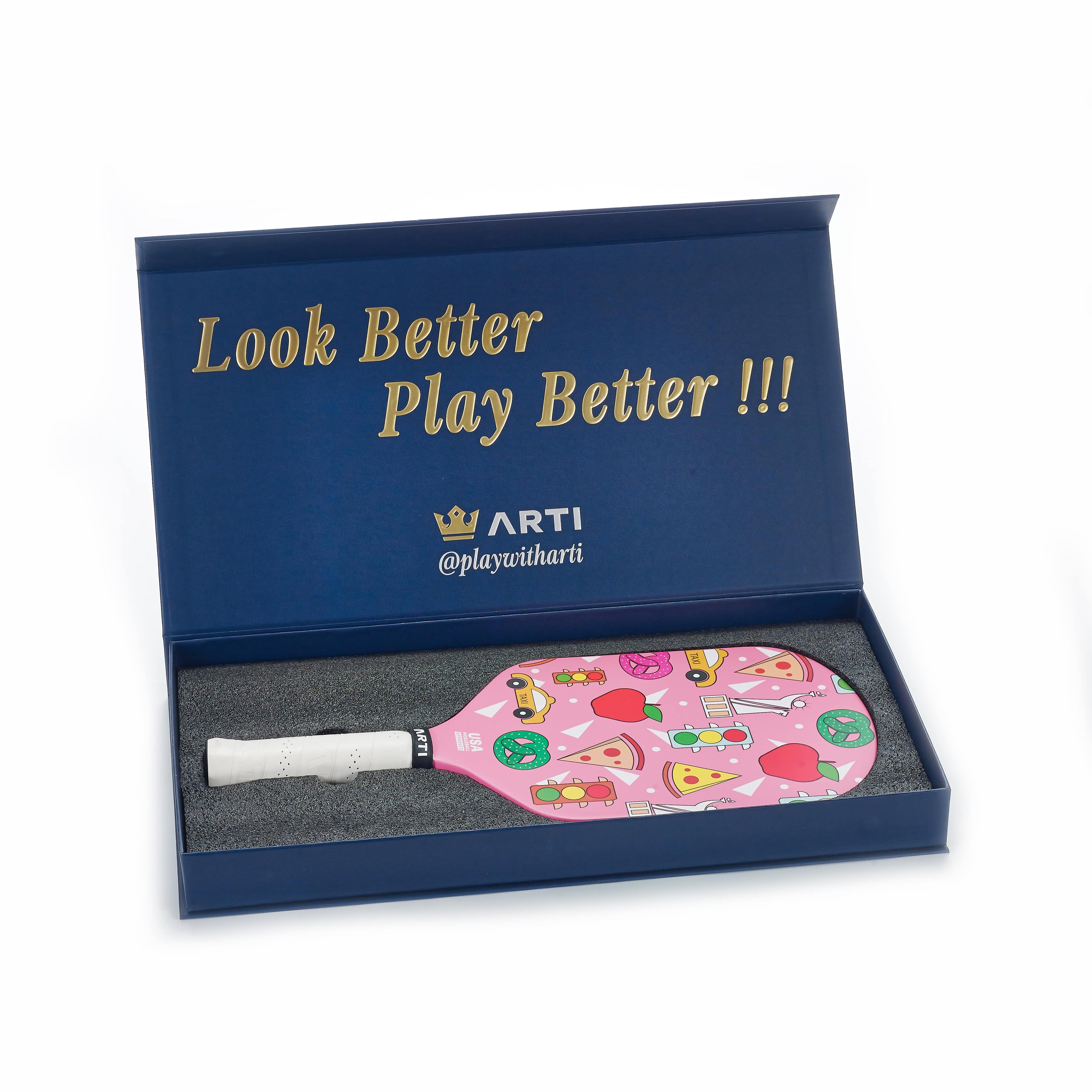 Pickleball Paddle ARTI 16mm T700 Carbon Fiber "NEW YORK" - USA Pickleball Approved