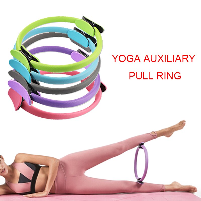 Yoga Fitness Pilates Rings - Women Girls Circle Magic Dual Exercise Home Gym Workout Sports Lose Weight Body Resistance
