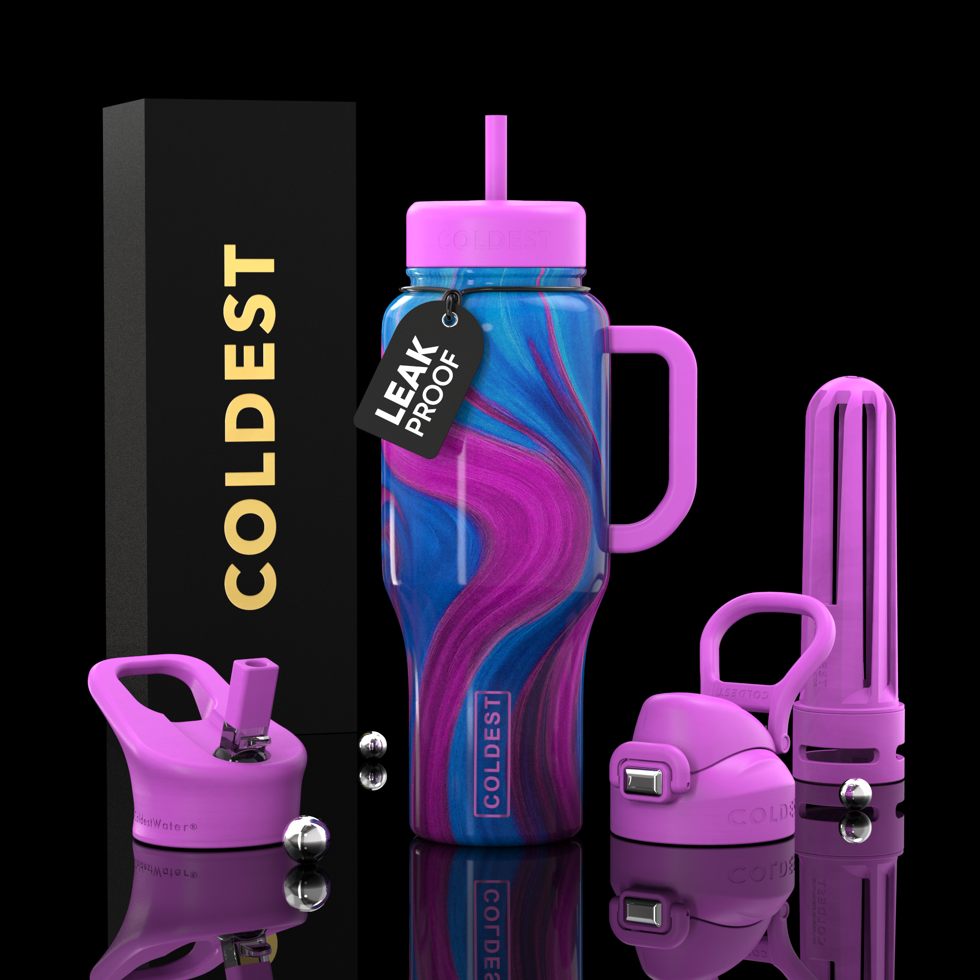 COLDEST 36oz Limitless Ultra V8 Hydration Bottle