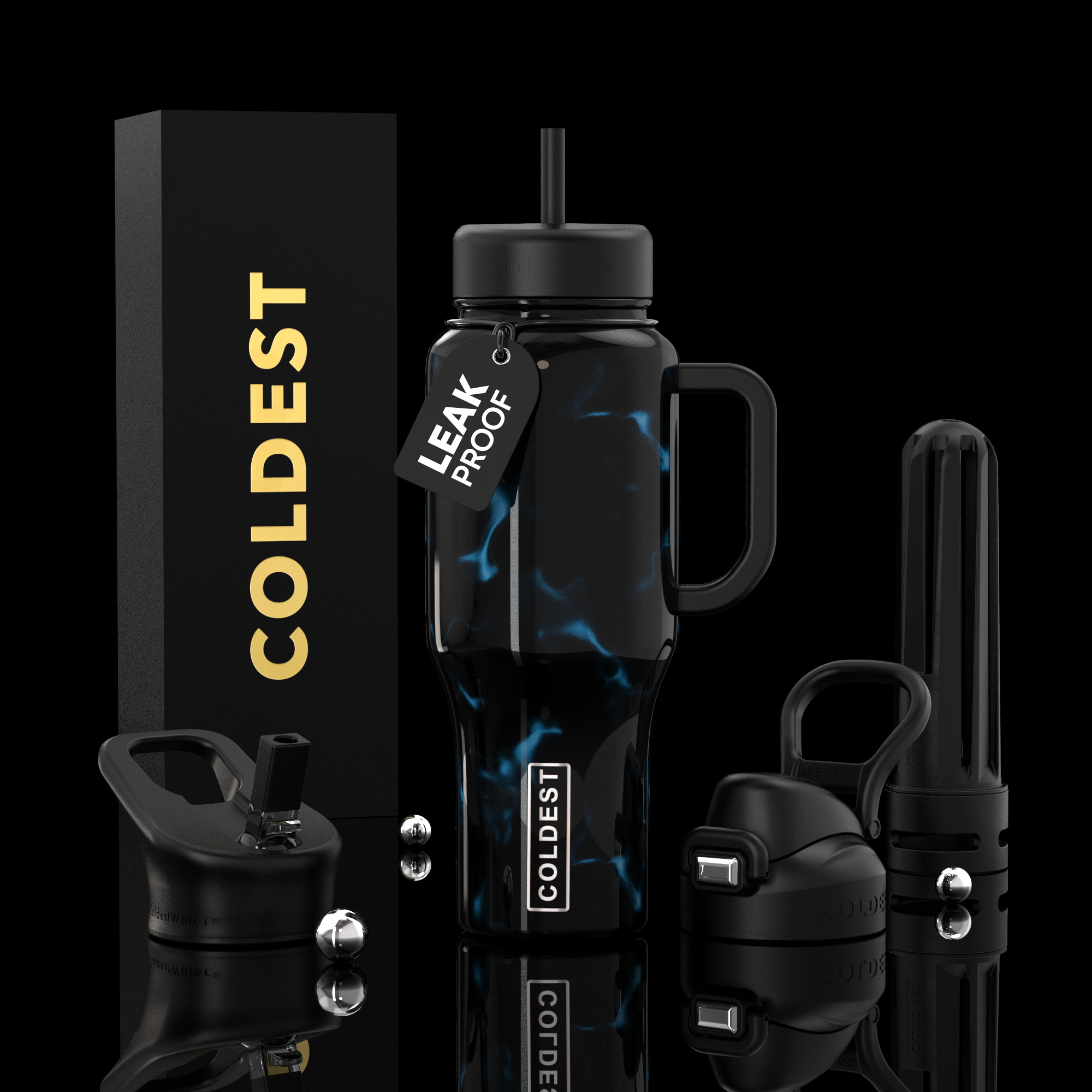 COLDEST 36oz Limitless Ultra V8 Hydration Bottle