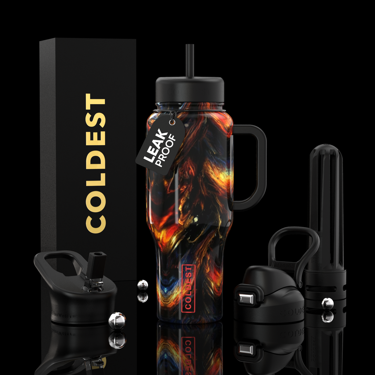 COLDEST 36oz Limitless Ultra V8 Hydration Bottle
