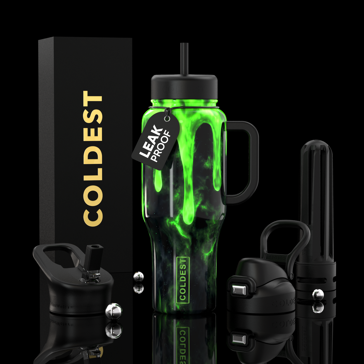 COLDEST 36oz Limitless Ultra V8 Hydration Bottle