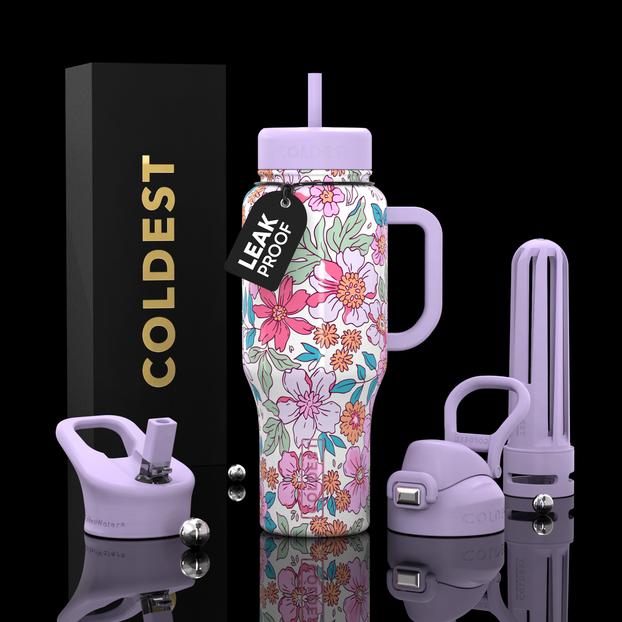 COLDEST 36oz Limitless Ultra V8 Hydration Bottle