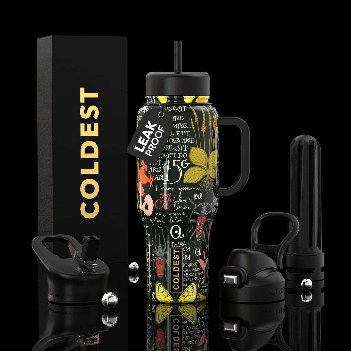 COLDEST 36oz Limitless Ultra V8 Hydration Bottle