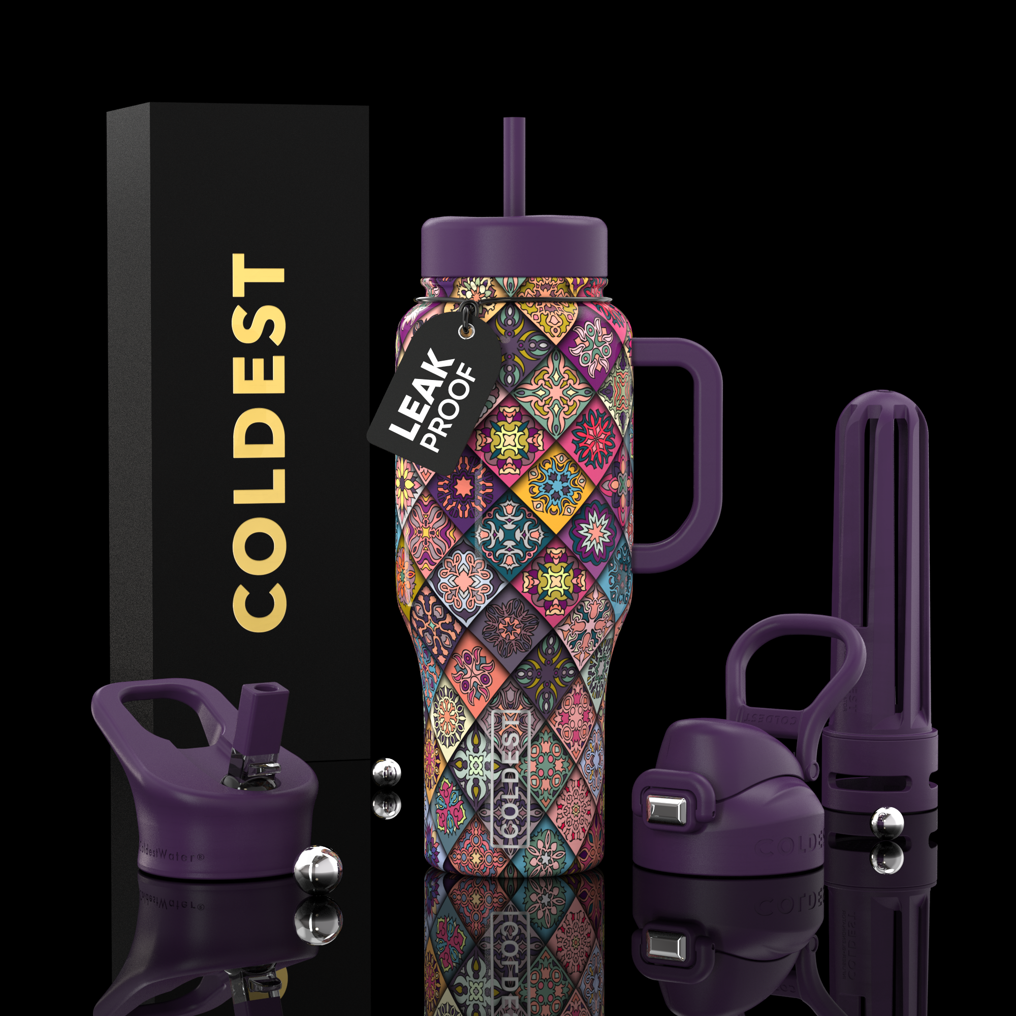 COLDEST 36oz Limitless Ultra V8 Hydration Bottle