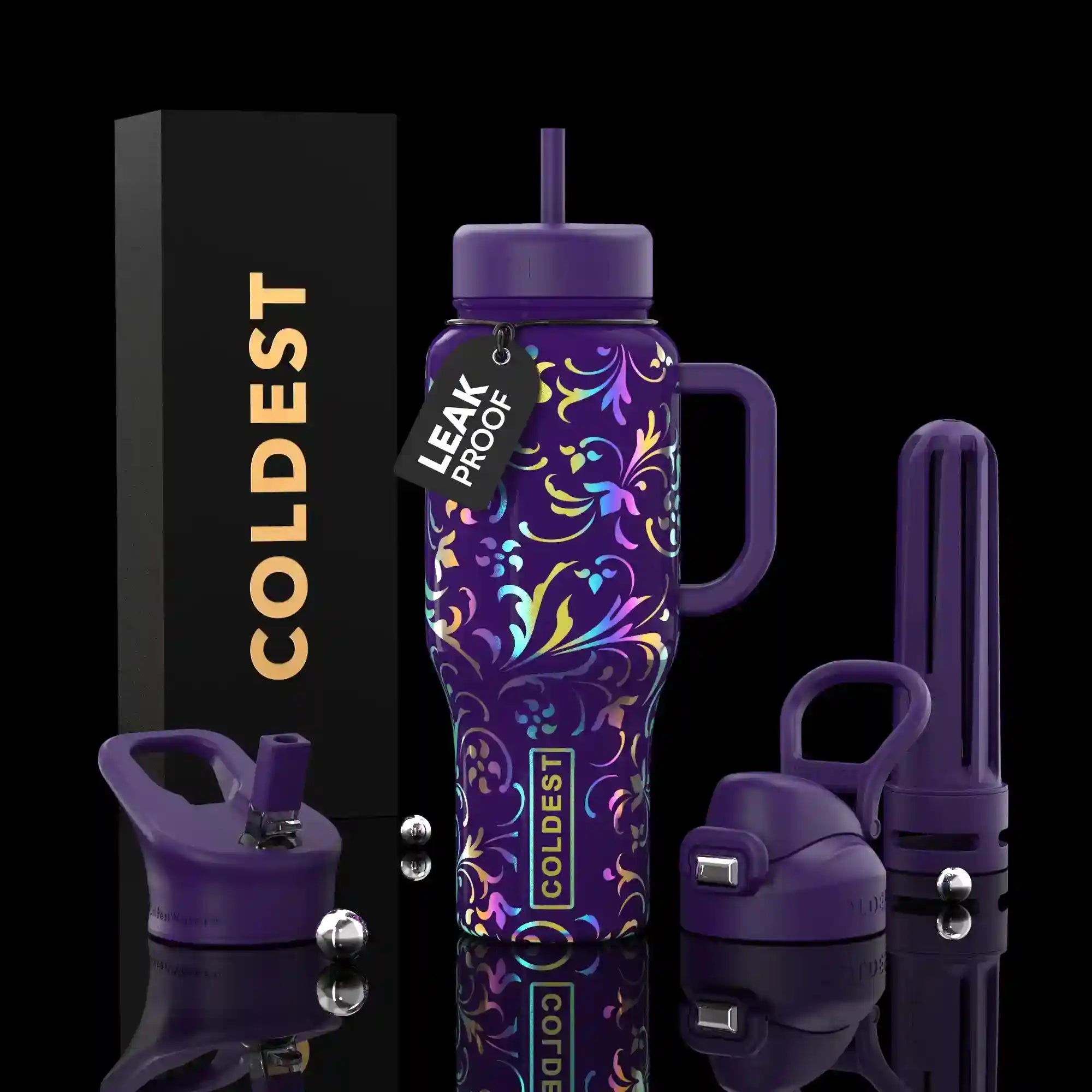 COLDEST 36oz Limitless Ultra V8 Hydration Bottle