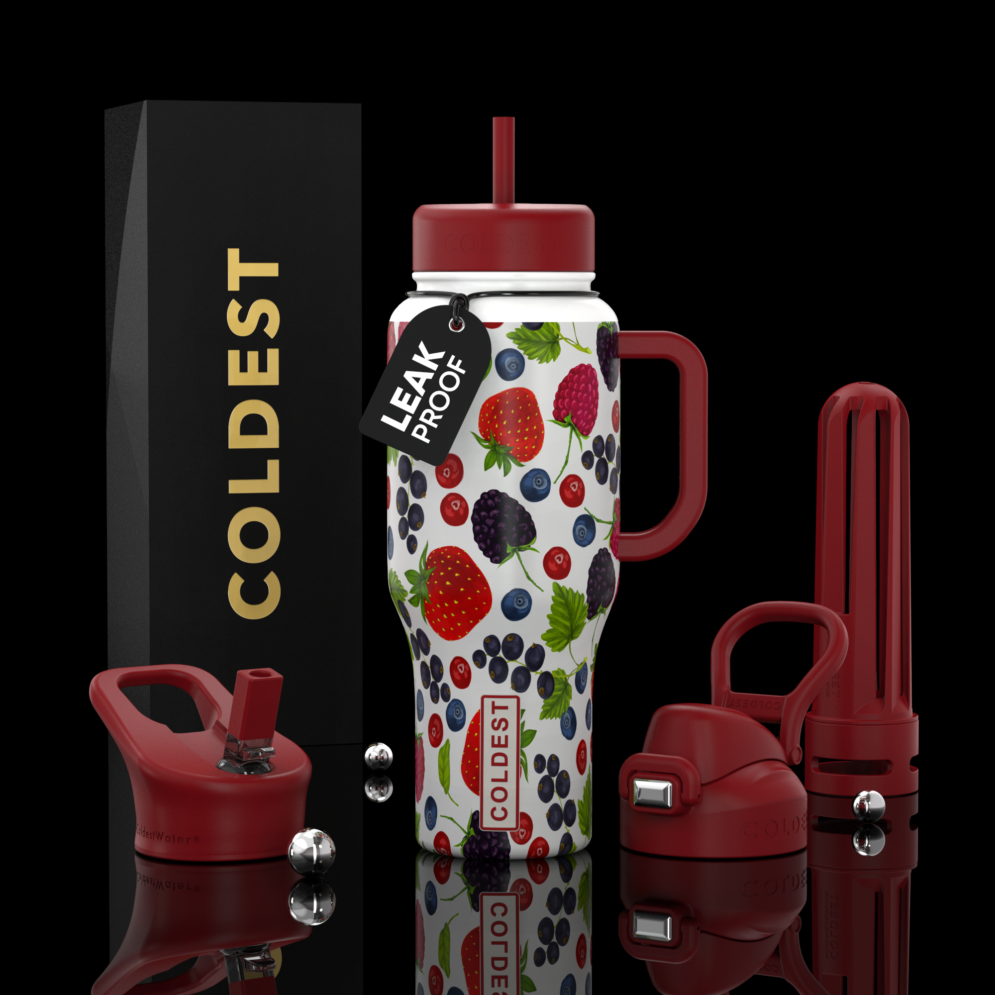 COLDEST 36oz Limitless Ultra V8 Hydration Bottle