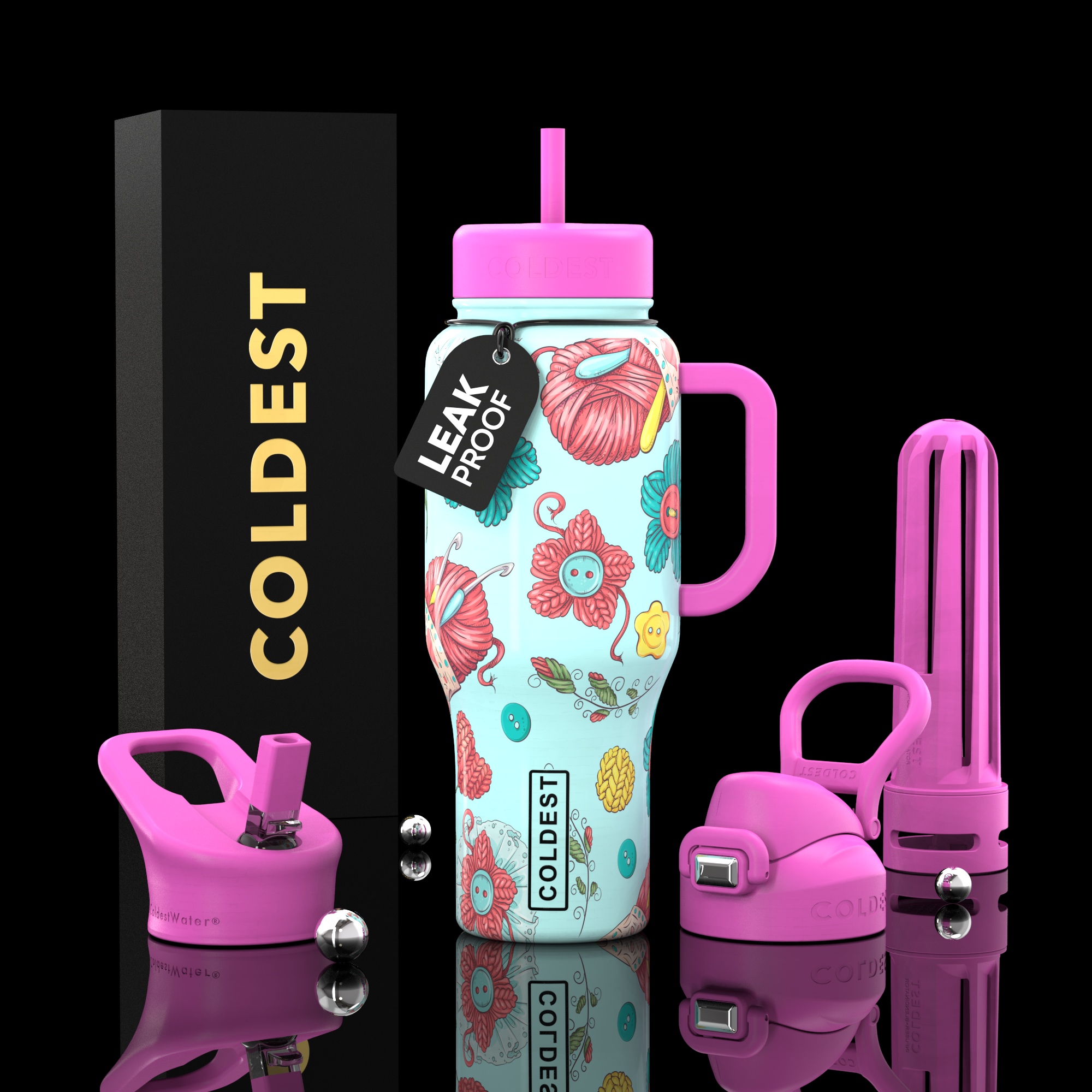 COLDEST 36oz Limitless Ultra V8 Hydration Bottle